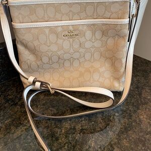 Coach Beige Crossbody Bag